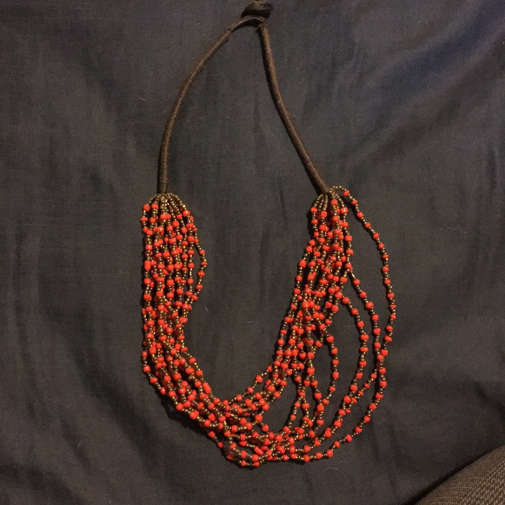 Handmade beaded necklace
